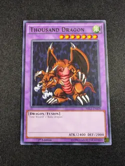 Yugioh - Thousand Dragon MIL1-EN039 1st Edition Rare NM - Image 1