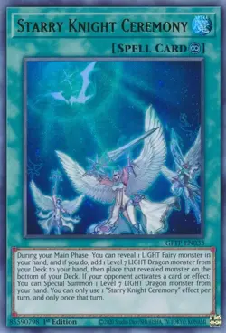 Yugioh! LP Starry Knight Ceremony - GFTP-EN033 - Ultra Rare - 1st Edition Lightl - Image 1