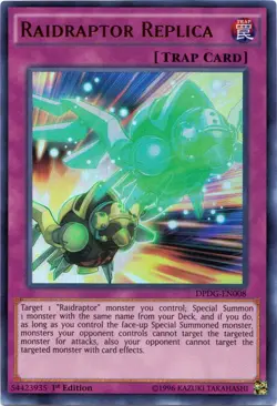 Yugioh! Raidraptor Replica - DPDG-EN008 - Ultra Rare - 1st Edition Near Mint, En - Image 1