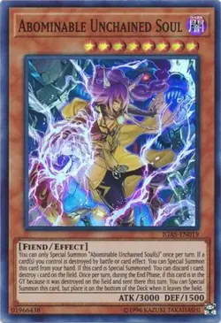 Yugioh! Abominable Unchained Soul - IGAS-EN019 - Super Rare - Unlimited Edition - Image 1