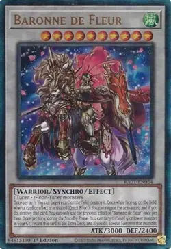 Yugioh! LP Baronne de Fleur - RA01-EN034 - Prismatic Ultimate Rare - 1st Edition - Image 1
