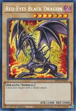 Yugioh! Red-Eyes Black Dragon - MP22-EN267 - Prismatic Secret Rare - 1st Edition - Image 1