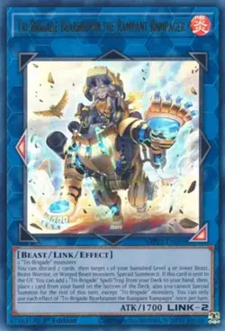 Yugioh! LP Tri-Brigade Bearbrumm the Rampant Rampager - MP22-EN085 - Ultra Rare - Image 1