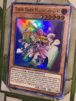 YuGiOh TOON DARK MAGICIAN GIRL Ultra Rare DUPO-EN041 - Image 1