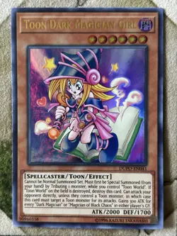 YuGiOh TOON DARK MAGICIAN GIRL Ultra Rare DUPO-EN041 - Image 2