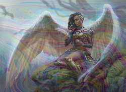 Foil Youthful Valkyrie - Foundations | MTG Card - Image 2