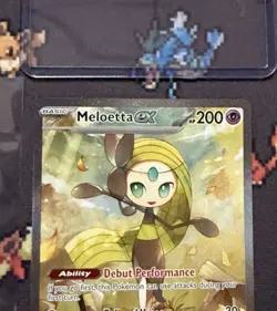Pokemon TCG Meloetta EX Full Art SIR Black Bolt Card 167/086 - NM - Very Clean! - Image 3