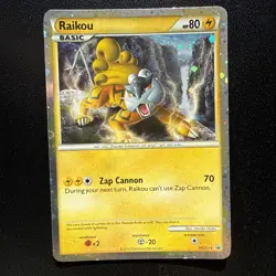 Pokemon Card - Raikou HGSS Promos HGSS19 Promo - Image 1