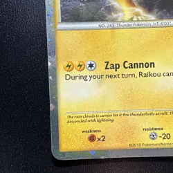 Pokemon Card - Raikou HGSS Promos HGSS19 Promo - Image 5