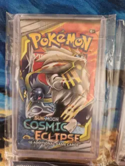 Cosmic Eclipse 4 Pack Art Set Pokemon Trading Cards Sealed New Toploaders - Image 3