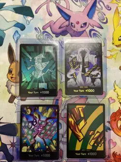 One Piece TCG Holo Foil Don's (4x) Card Bundle Lot - Image 2