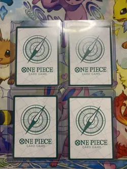 One Piece TCG Holo Foil Don's (4x) Card Bundle Lot - Image 3