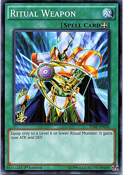 Ritual Weapon THSF-EN050 Yu-Gi-Oh! Card Light Play 1st Edition - Image 1
