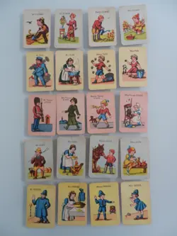 2 x PACKS VINTAGE CARDS - HAPPY FAMILIES & CHAD VALLEY SNAP - Image 4