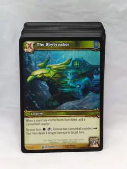 Lot Of (59) Wow TCG Icecrown Quest And Location Rare Uncommon Common Cards - Image 1