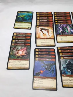 Lot Of (59) Wow TCG Icecrown Quest And Location Rare Uncommon Common Cards - Image 5