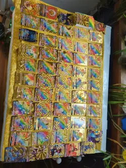 Pokemon Gx & Vmax Cards (55) Golden Collection Pikachu, Charizard Evee Etc. Mint - Image 1