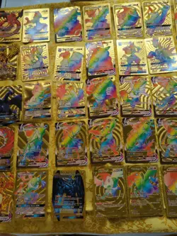 Pokemon Gx & Vmax Cards (55) Golden Collection Pikachu, Charizard Evee Etc. Mint - Image 3