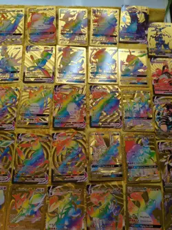 Pokemon Gx & Vmax Cards (55) Golden Collection Pikachu, Charizard Evee Etc. Mint - Image 5