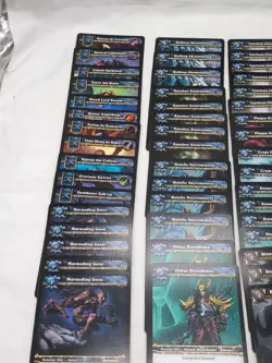 Lot Of (76) Wow TCG Icecrown Death Knight And Scourge Rare Uncommon Common Cards - Image 5