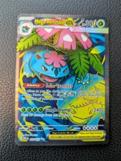 Mega Venusaur ex Full Art Card - #155/132 - Pokemon Mega Evolutions - Ultra Rare - Image 1