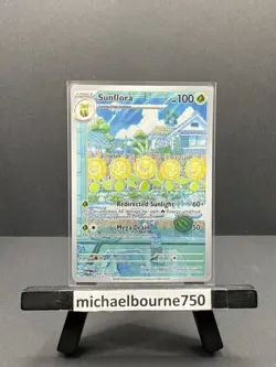 Pokemon Card TCG - Sunflora 169/167 Illustration Rare Twilight Masquerade NM - Image 1