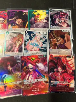 One Piece TCG SR Japanese Lot of Cards (NM) Luffy All Holos - Image 2