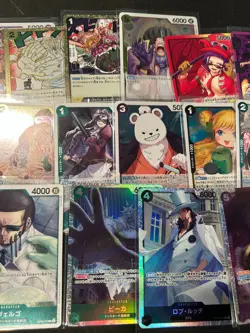 One Piece TCG SR Japanese Lot of Cards (NM) Luffy All Holos - Image 4