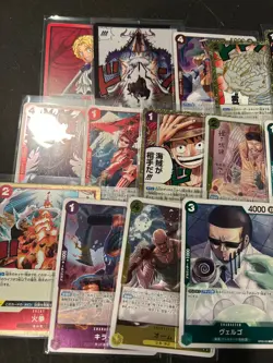 One Piece TCG SR Japanese Lot of Cards (NM) Luffy All Holos - Image 5