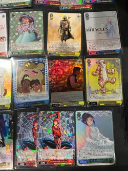 Marvel & Disney 100 Weiss Schwarz Japanese Card Lot - RR RRR SR PR - Image 2