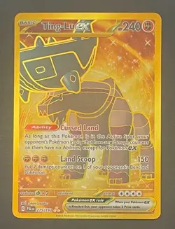 Pokemon Card Ting-Lu EX 275/193 Paldea Evolved - Near Mint - Image 1