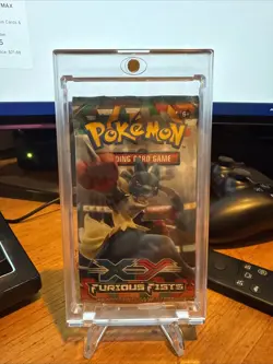 Pokemon "Furious Fists" 10-Card Sealed Booster Pack (Mega Lucario) X1 - Image 1