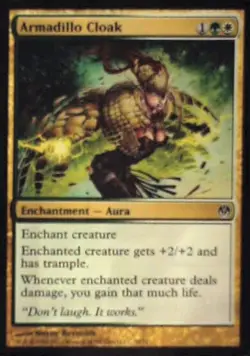 Armadillo Cloak - Duel Decks: Phyrexia vs. the Coalition: #58 Lp R173 - Image 1