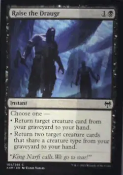 Raise the Draugr - Kaldheim: #105, Magic: The Gathering Lp R173 - Image 1