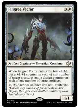 Filigree Vector Commander: March of the Machine Regular NM/M - Image 1