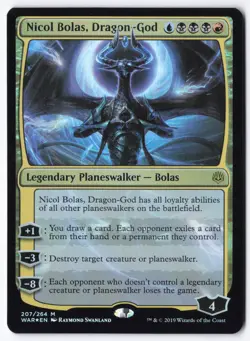 Nicol Bolas, Dragon-God M War of the Spark 207 NM - Image 1