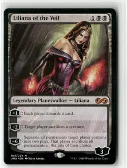 Magic: The Gathering Ultimate Masters- Liliana of the Veil - Mythic #104/254 - Image 1