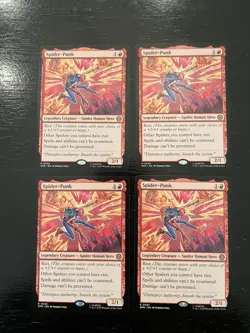 Spider-Punk X4X NM/M Marvel’s Spider-Man SPM Magic the Gathering MTG - Image 1