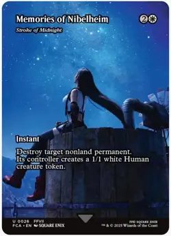 Memories of Nibelheim - Showcase - MtG Final Fantasy - NM - - Image 1