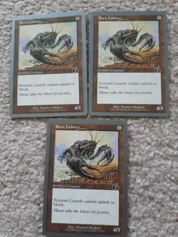 MTG 3 x Rock Lobster - Unglued - Image 1