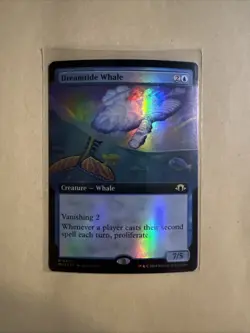MTG Dreamtide Whale MH3 0450 R NM Extended Art FOIL - Image 2
