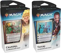 MTG Dominaria Planeswalker Deck Set of 2 SEALED, TEFERI CHANDRA 2018 - Image 1