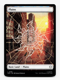 Plains (189) (Full Art) - [Marvel's Spider-Man] MTG NM/M ⚪ *Ships Now!* - Image 3