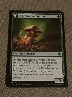 FOIL DEATHBONNET SPROUT Innistrad: Midnight Hunt MID Magic MTG S4003* - Image 1