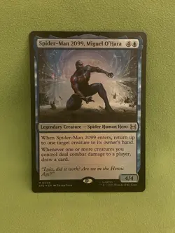 Spider-Man 2099, Miguel O’Hara Foil 0008 Marvel’s Spider-Man Magic MTG SPE EN - Image 1