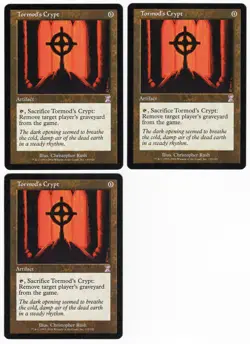 Tormod's Crypt x3 3x 2006 Time Spiral Timeshifted Artifact MTG SP - NM AZ1 - Image 1