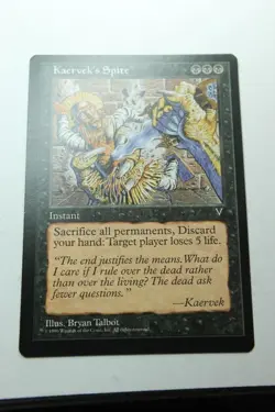 MTG Kaervek's Spite x1- -Visions-Lightly Played - Image 1