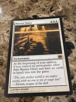 BARREN GLORY Magic MTG Future Sight - Image 1