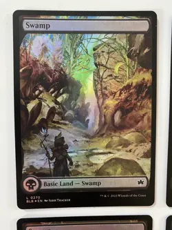 MTG BLB Swamp #0270-0273 (Qty: 4) *FOIL* FOUR SEASONS Bloomburrow MT/NM Cmb Ship - Image 3