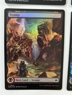 MTG BLB Swamp #0270-0273 (Qty: 4) *FOIL* FOUR SEASONS Bloomburrow MT/NM Cmb Ship - Image 5